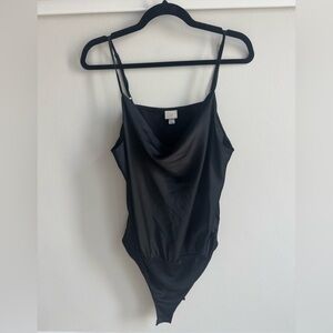 a new day Black Cowl Neck Bodysuit
